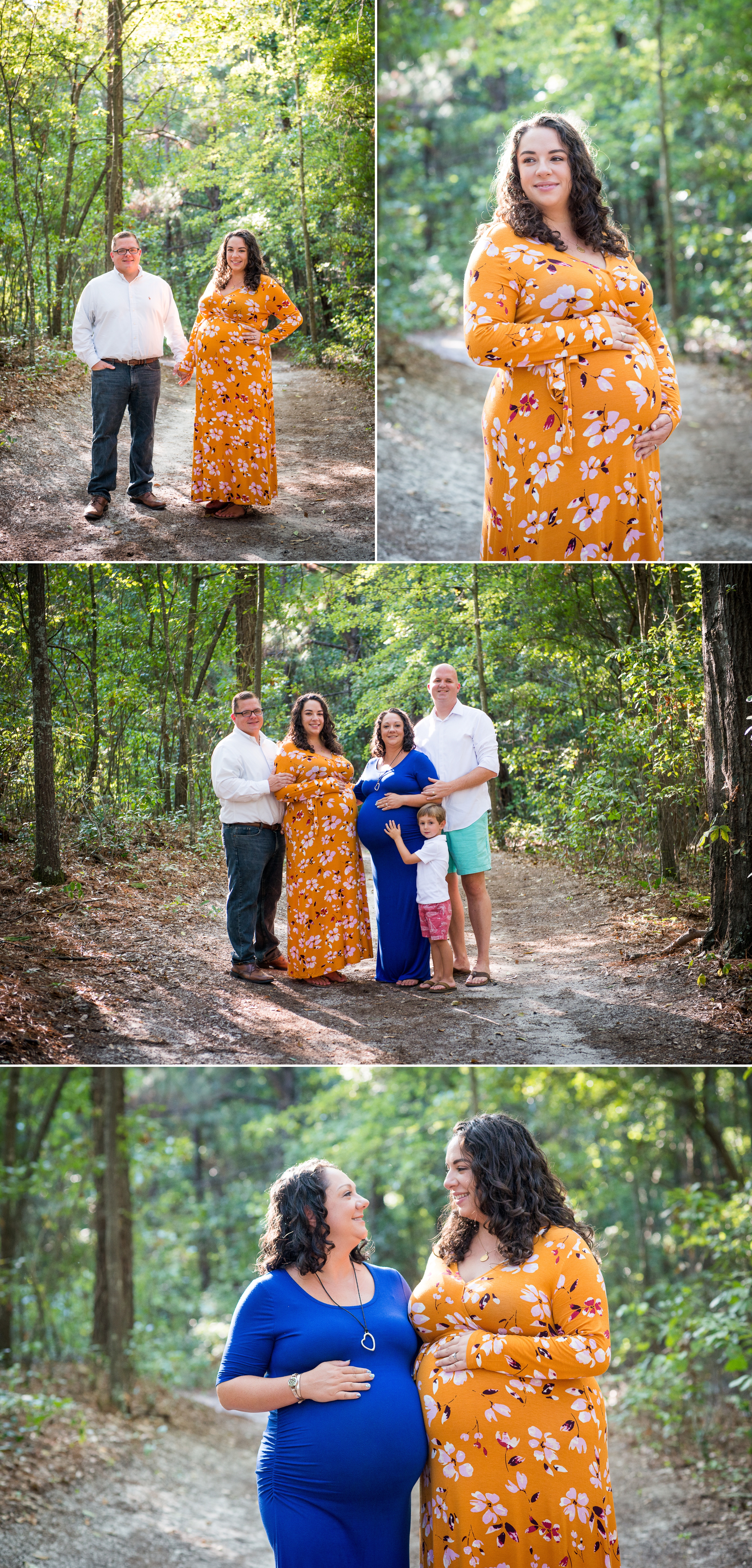 Sister maternity session in Columbia SC