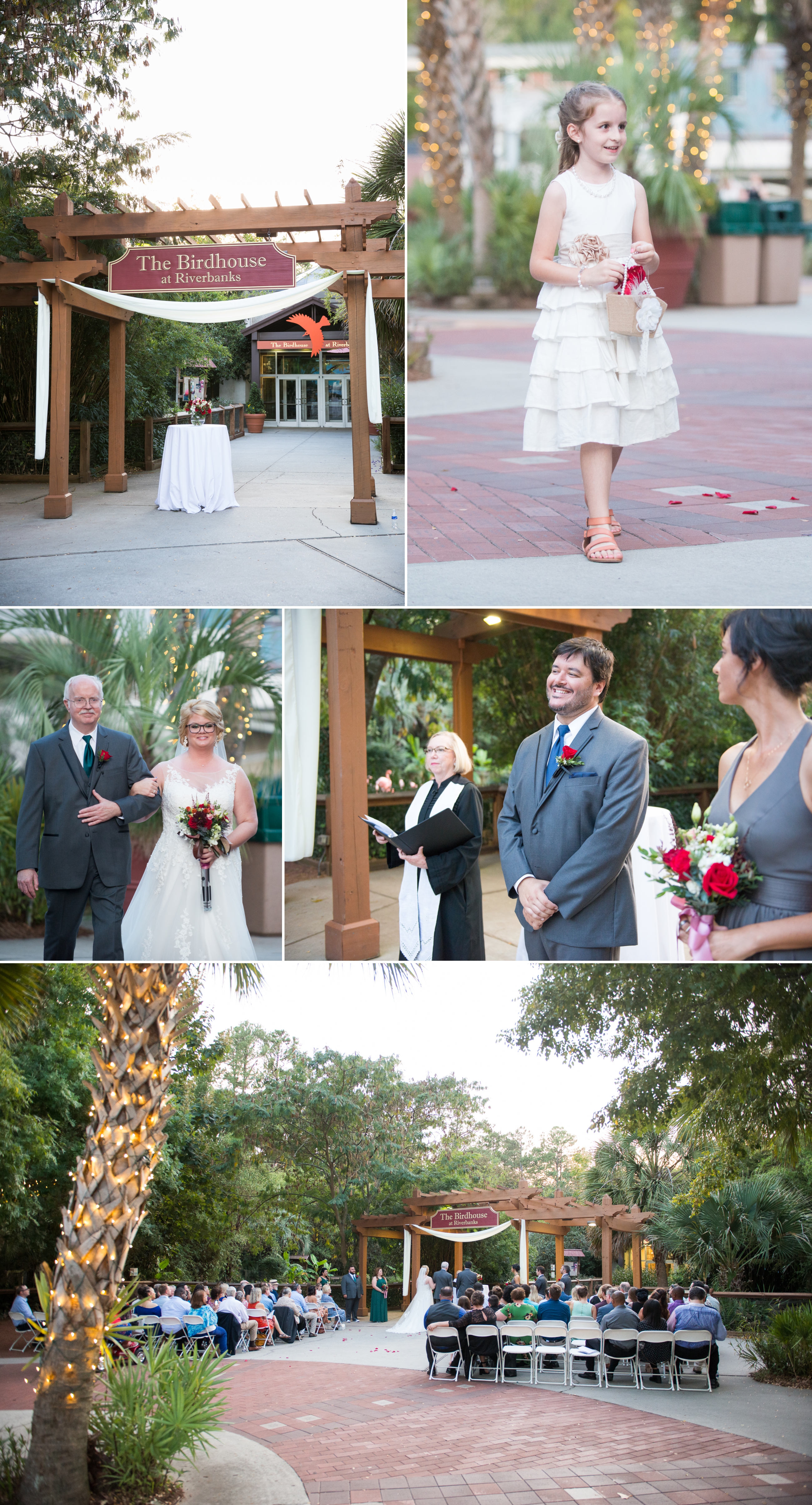 Riverbanks zoo wedding ceremony