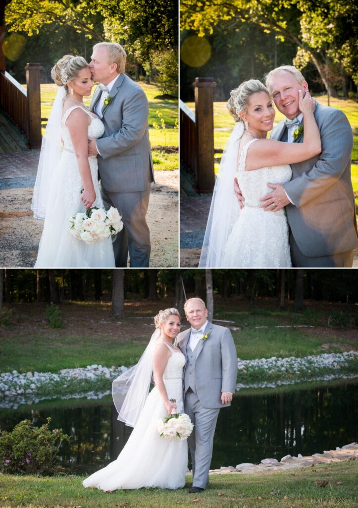 Rustic farm at ridgeway wedding portraits